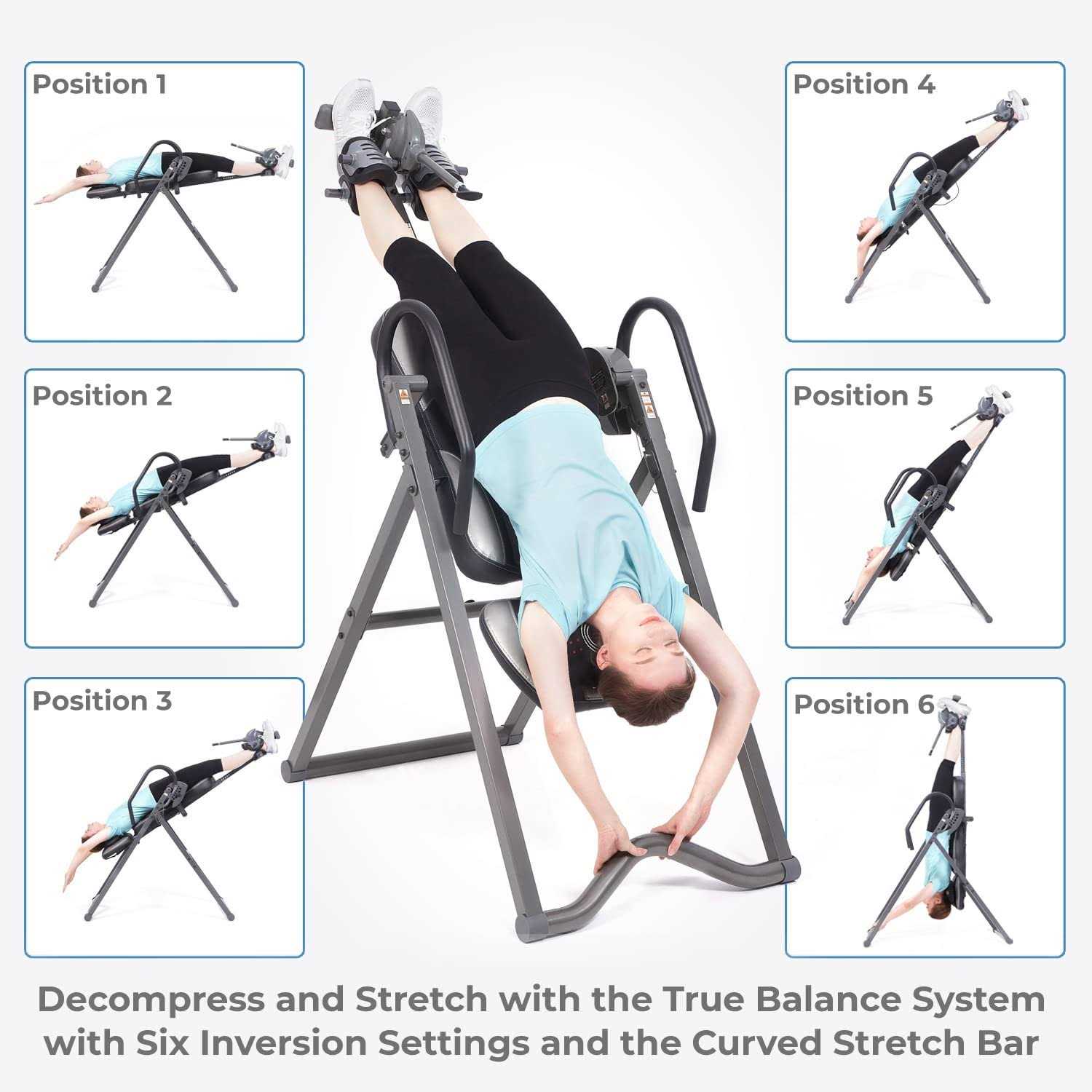 Innova Health and Fitness Innova ITM6000 Advanced Heat and Massage Therapeutic Inversion Table - Image 3