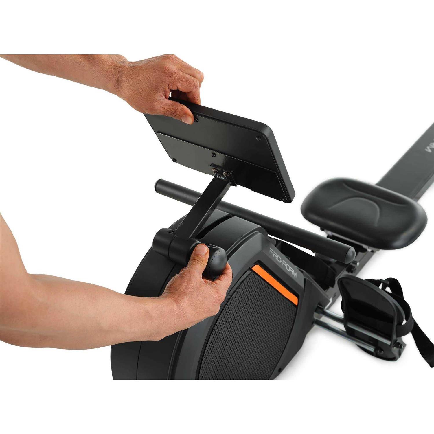 ProForm 550R Rower with Large LCD Display, Built-In Tablet Holder and SpaceSaver Design - Image 5