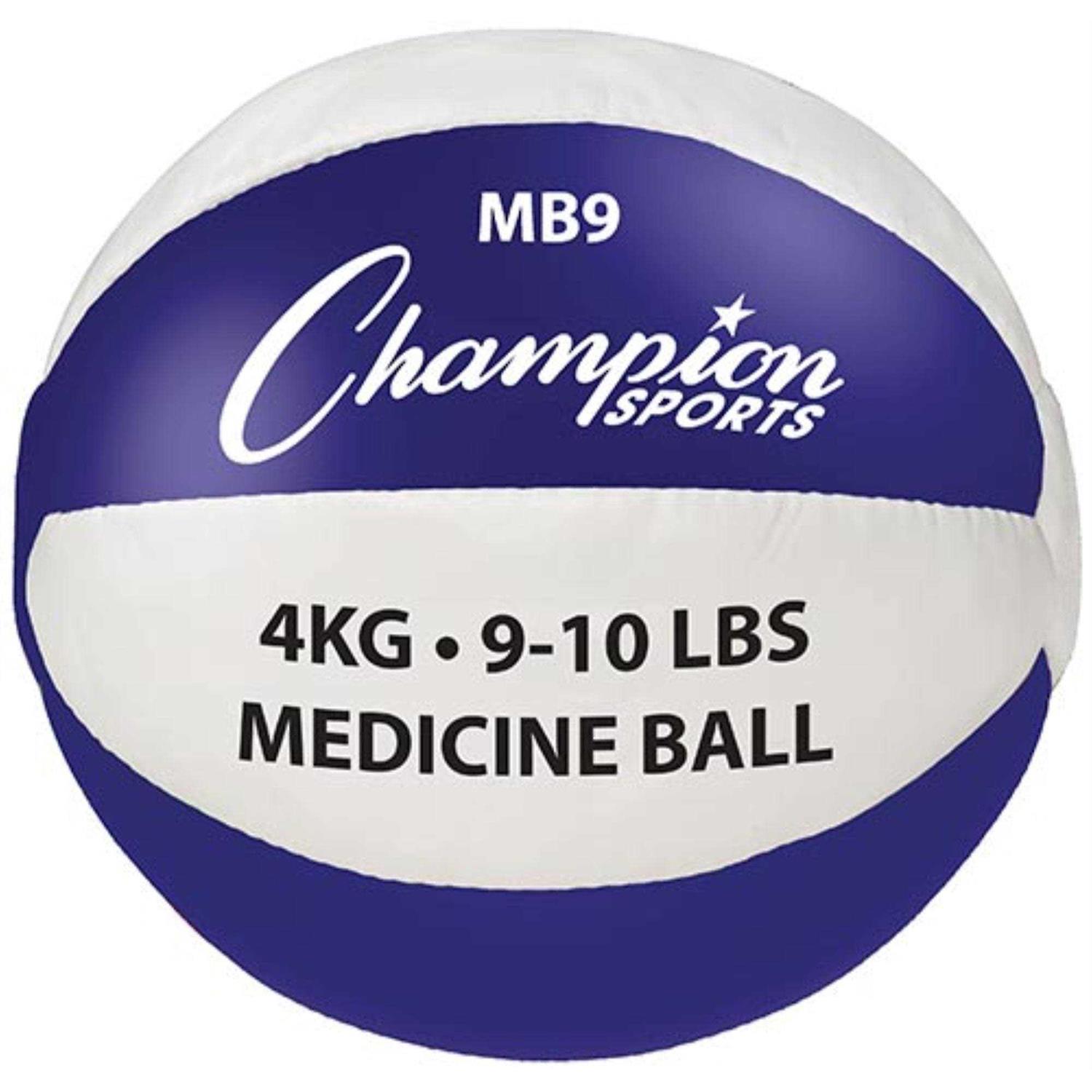 Champion Sports Leather Medicine Ball - Image 4