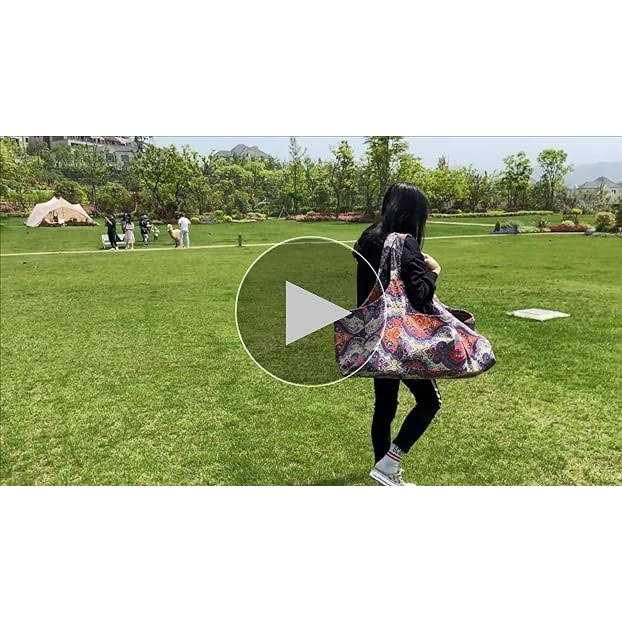 Aozora Yoga Mat Bag Large Yoga Mat Tote Sling Carrier with Pockets Fits Mats with Multi-Functional Storage Pockets Light and Durable - Image 3