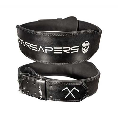 Gymreapers Leather Weightlifting Belt for Bodybuilding Squatting Lower Back Support Back Pain - Image 5