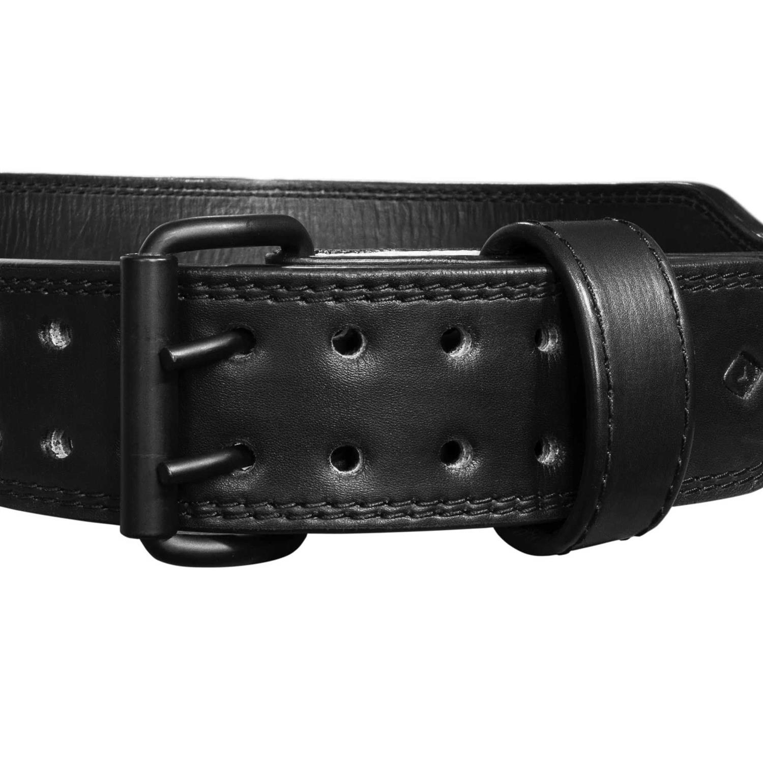 Gymreapers Leather Weightlifting Belt for Bodybuilding Squatting Lower Back Support Back Pain - Image 3