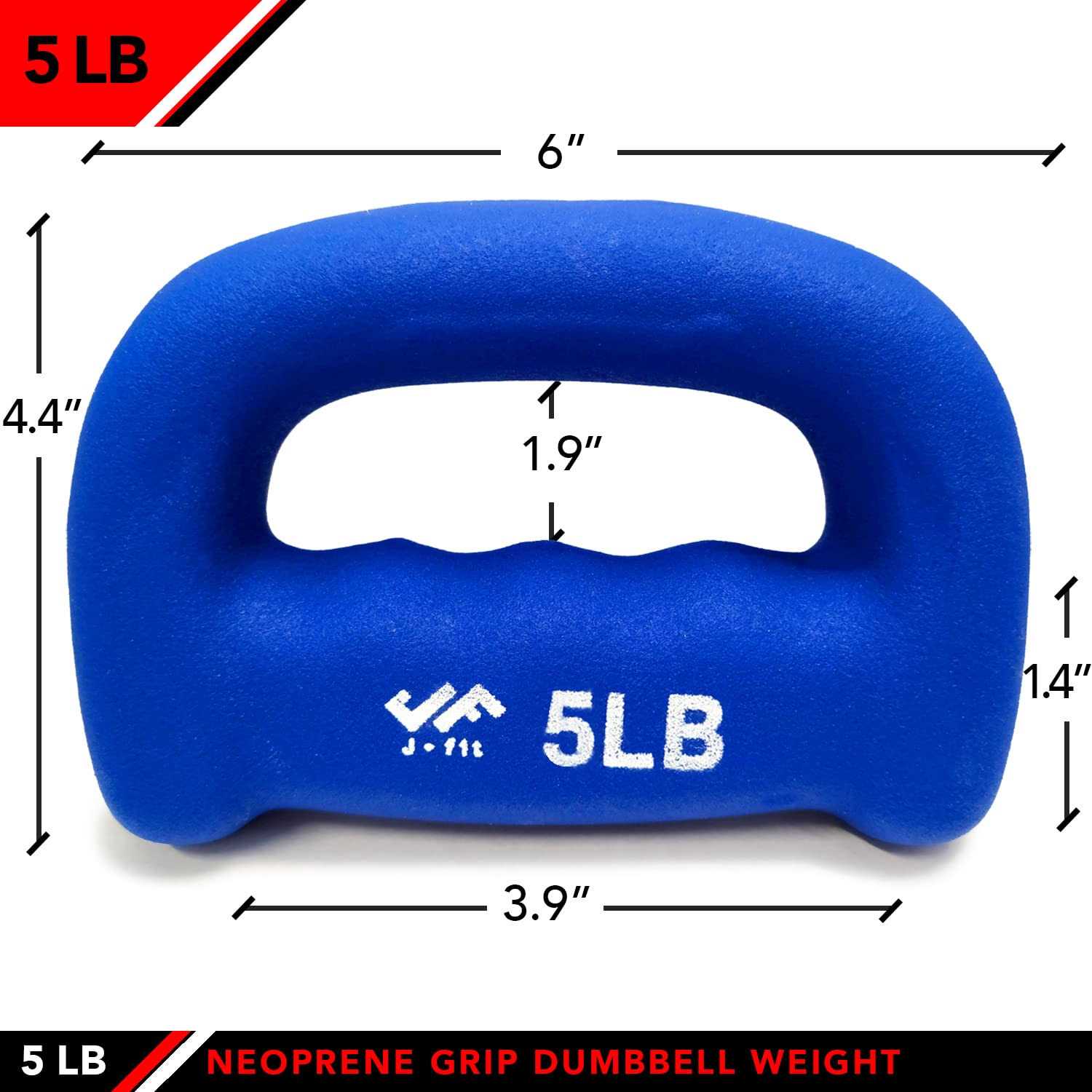 Jfit Neoprene Grip Dumbbell Weight - Image 4