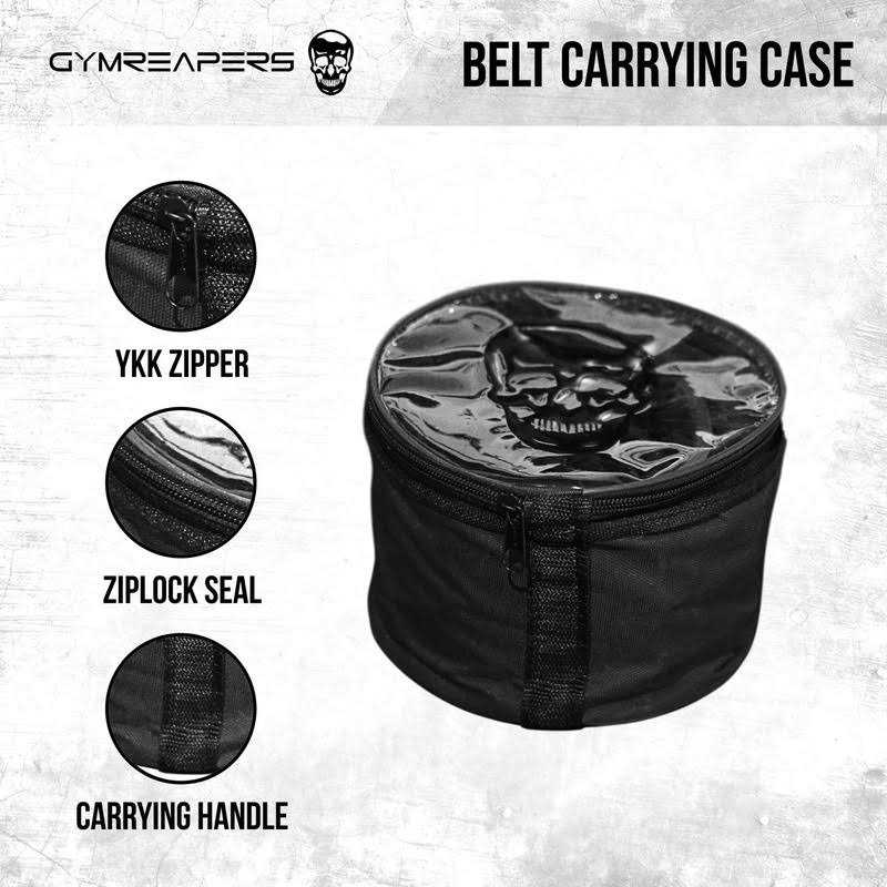 Gymreapers Weight Lifting Belt 7MM Heavy Duty Pro Leather Belt with Adjustable Buckle - Image 3