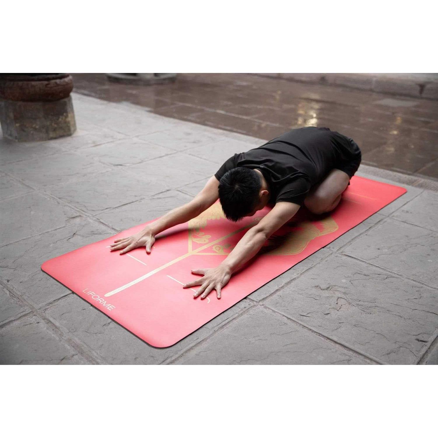 Liforme Year of The Pig Yoga mat Free Yoga Bag Patented Alignment System - Image 4