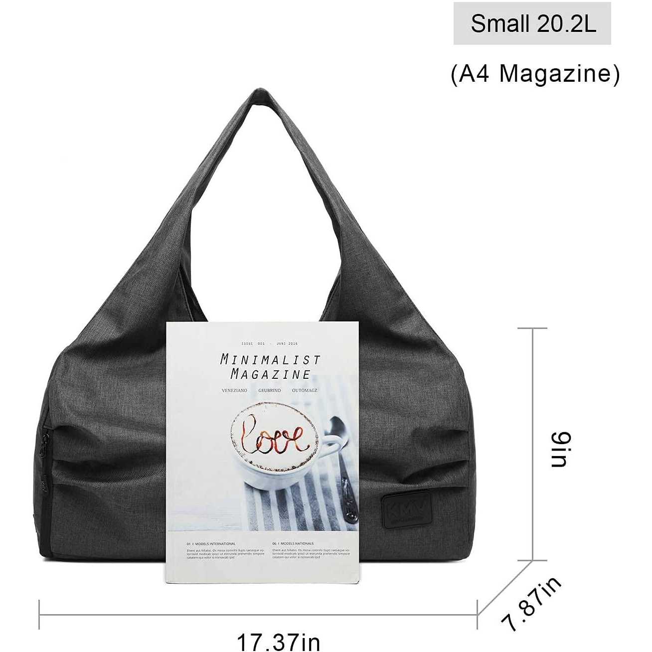 Y.U.M.C. Travel Yoga Gym Bag for Women, Carrying Workout Gear, Makeup, and Accessories, Shoe Compartment and Wet Dry Storage - Image 3