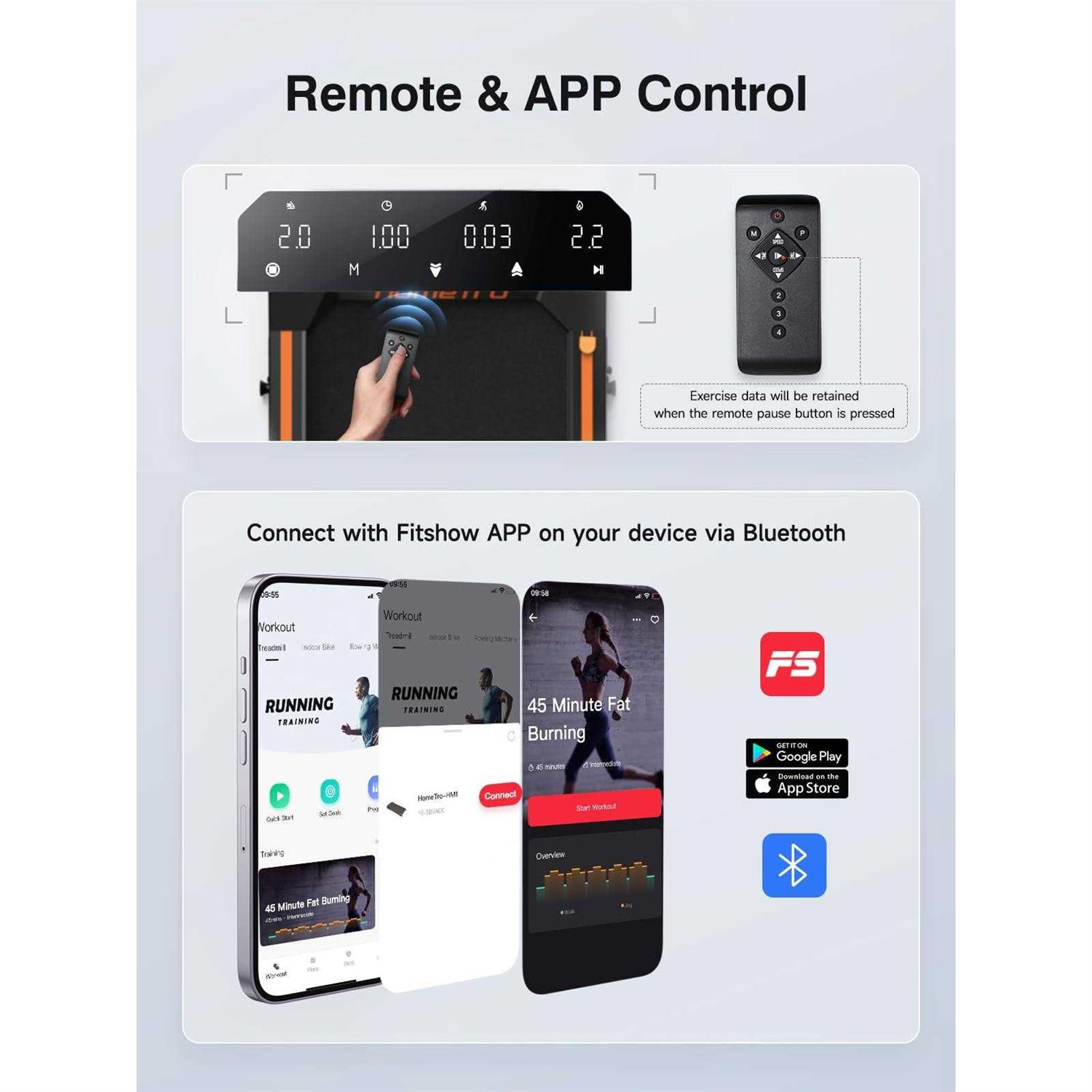 HomeTro Compact HomeTrek Treadmill with Incline for Jogging/Running - Image 4