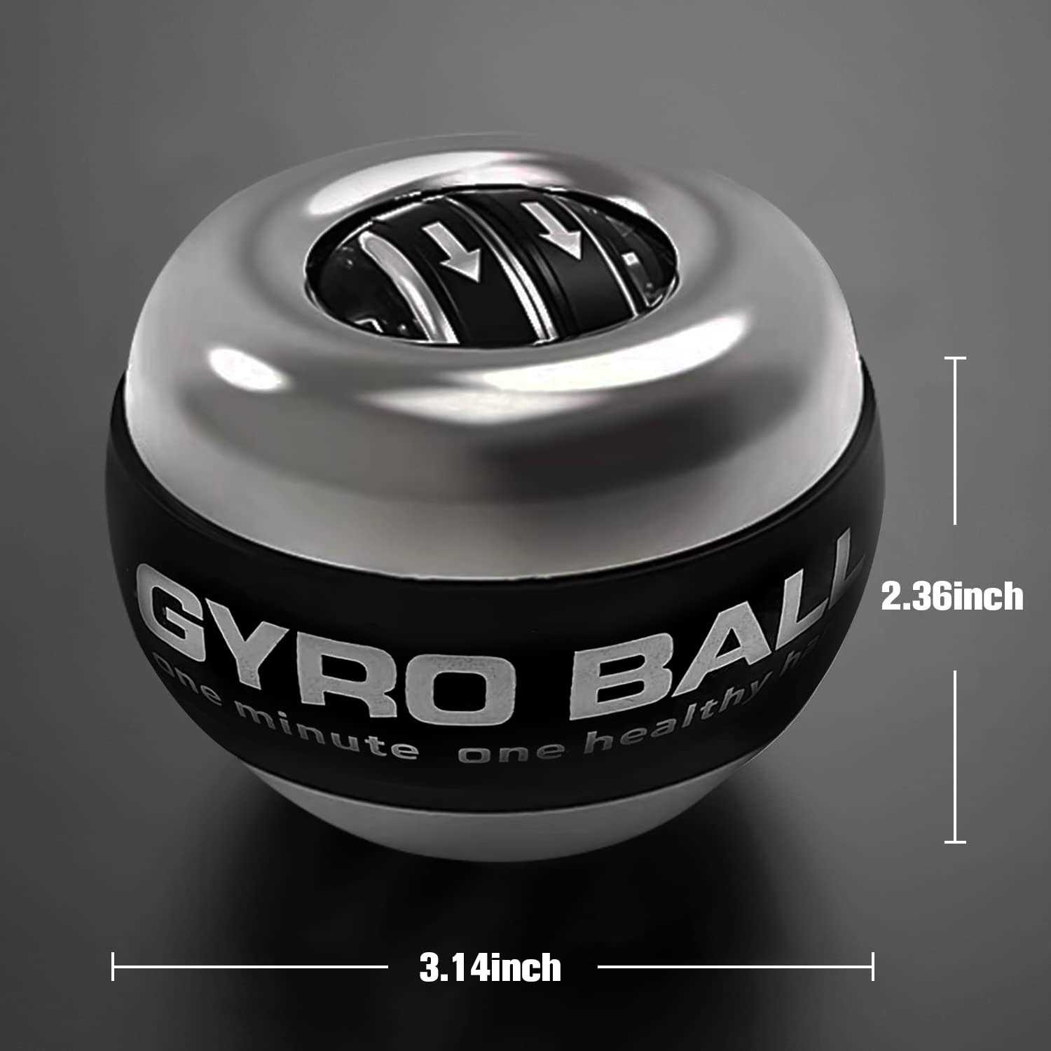 JIN BD Wrist Trainer/Strengthener Gyro Ball Auto-Start Gyroscopic Forearm Exerciser for Strengthen Arms, Fingers, Wrist Bones and Muscles - Image 4