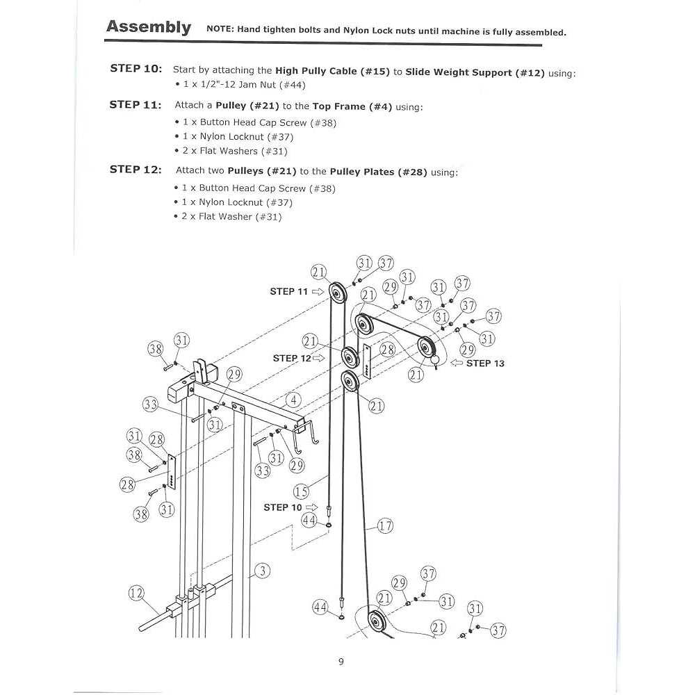 Xmark Lat Pull Down and Low Row Cable Machine, Heavy Duty Lat Machine with High and Low Pulley Stations - Image 4