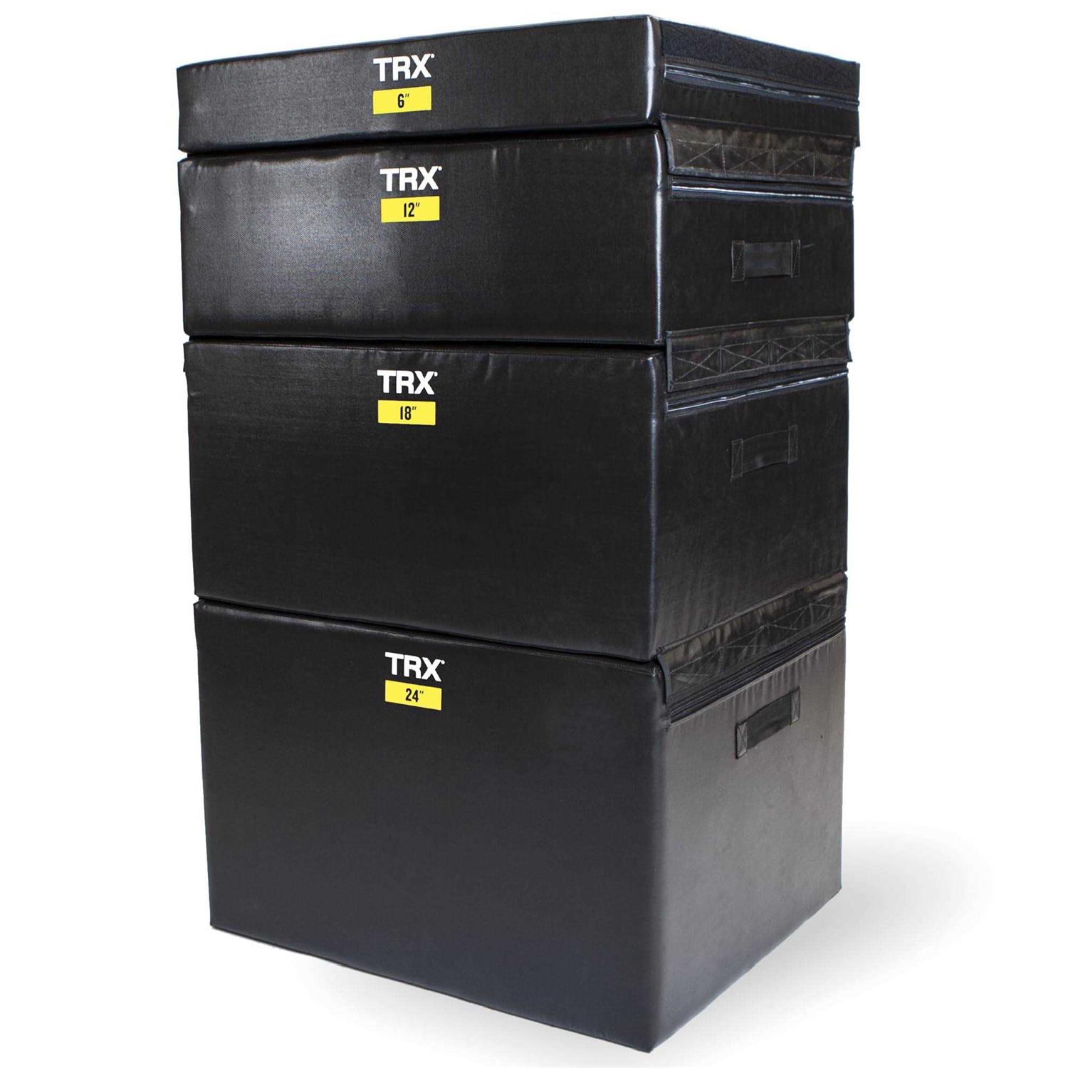 TRX 6 Soft Plyo Box Stackable Gym Workout Fitness Equipment for Plyometric Exercises, Agility Training, and Speed Drills - Image 5