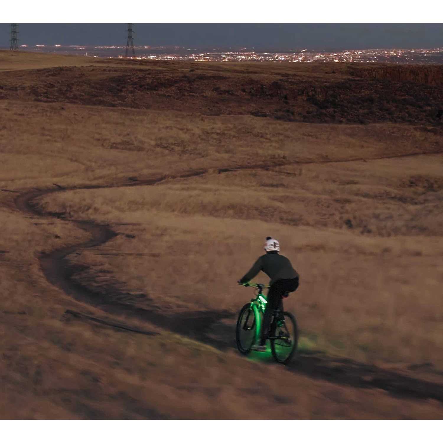 ActionGlow LED Bike Lighting System Bike Frame Lights 7 Color Modes - Image 4