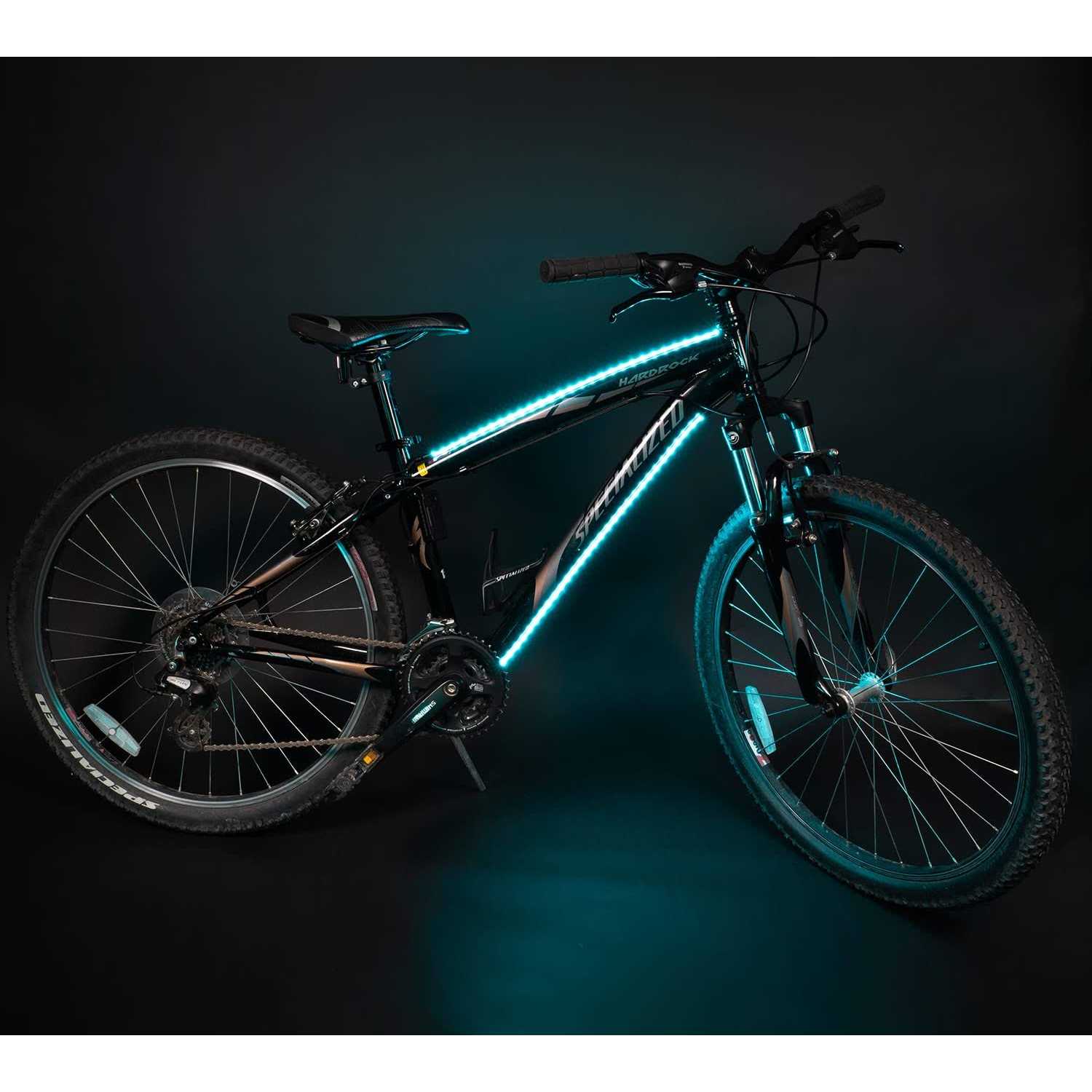ActionGlow LED Bike Lighting System Bike Frame Lights 7 Color Modes - Image 5