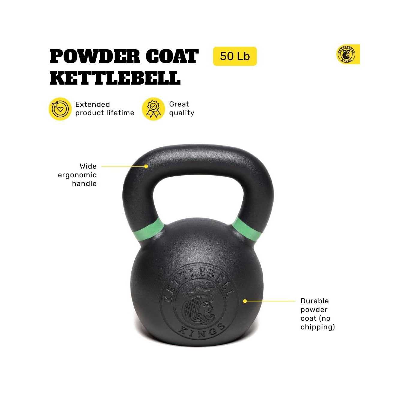 Kettlebell Kings Powder Coat Kettlebell Weights - Image 3