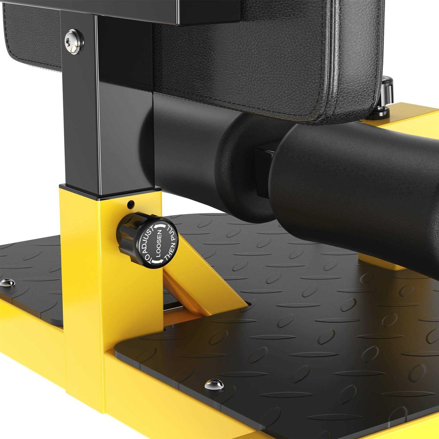 Soozier 3-in-1 Padded Push Up Sit Up Deep Sissy Squat Machine Home Gym - Image 3