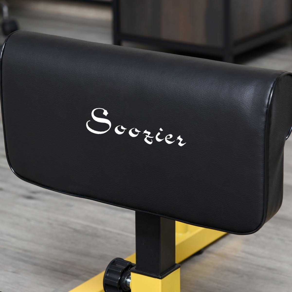 Soozier 3-in-1 Padded Push Up Sit Up Deep Sissy Squat Machine Home Gym - Image 5