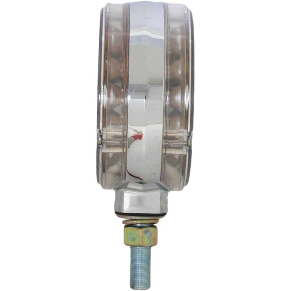 Grand General Amber/Red 4 Round Double Faced Pearl 24-LED Pedestal Light - Image 3