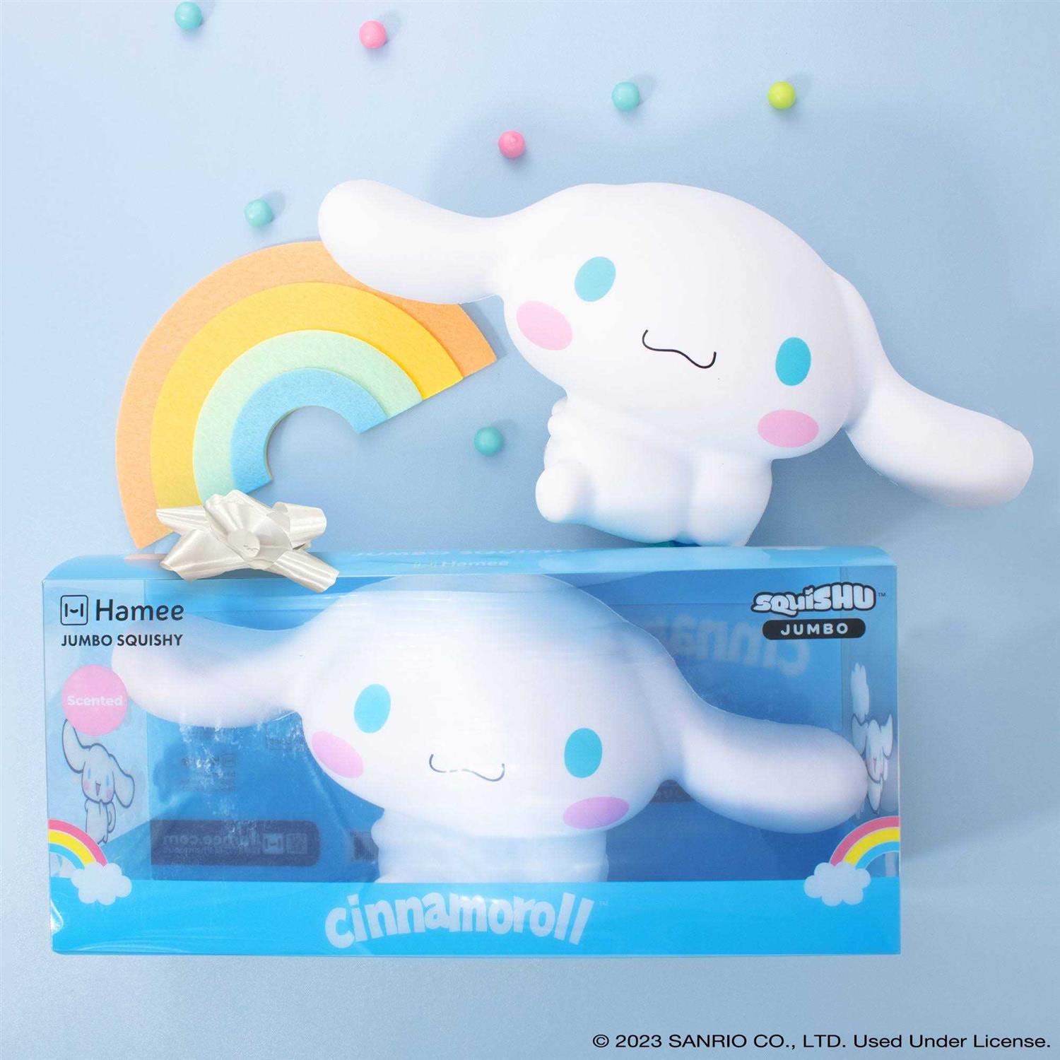Hamee Sanrio Hello Kitty and Friends Cinnamoroll Jumbo Squishy Toy - Image 5