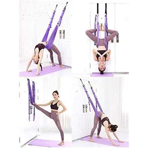 Fitness Yoga Stretching Strap Adjustable Leg Stretcher Back Bend Assist Trainer - Image 4