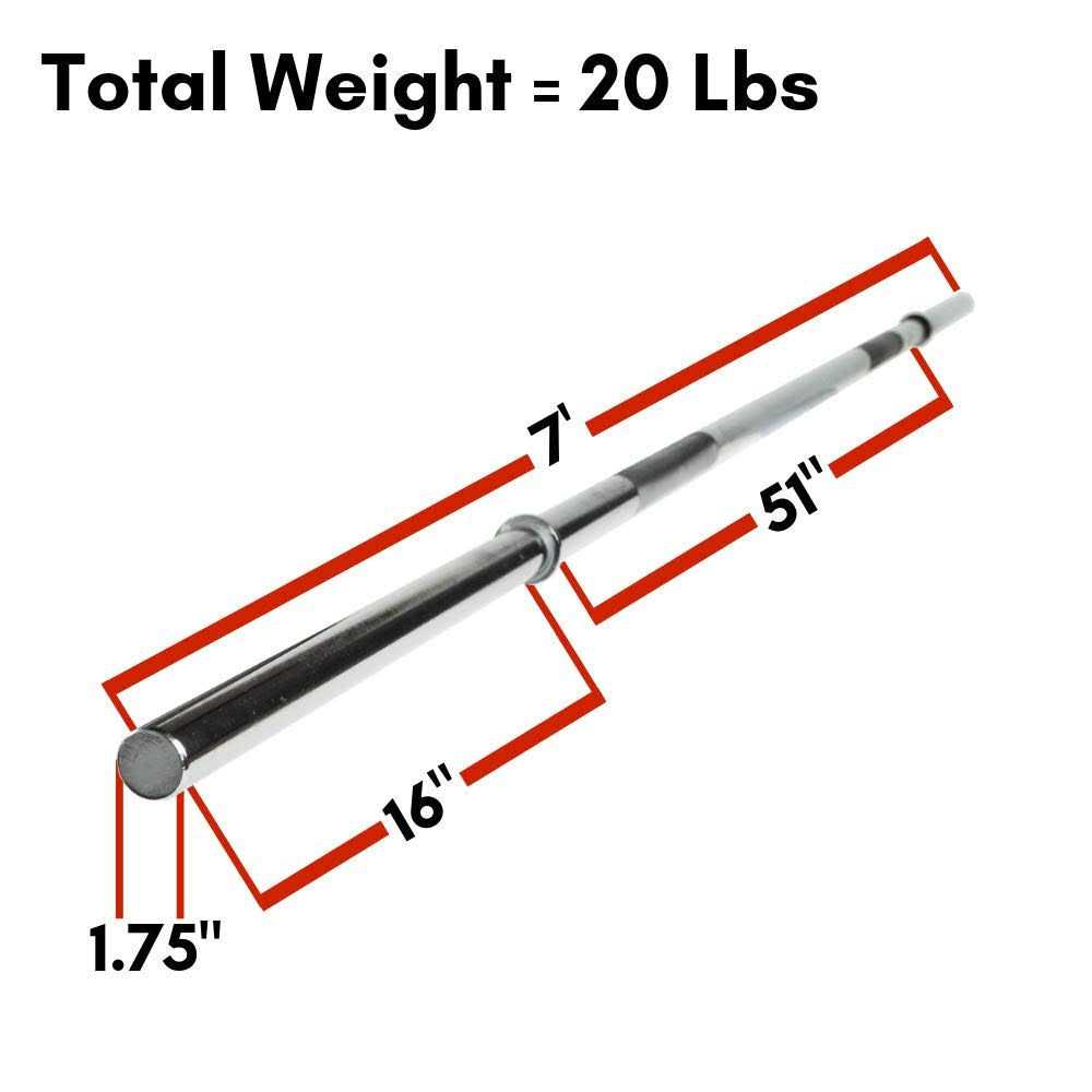 Body-Solid 7' Standard Bar RB84 - Image 4