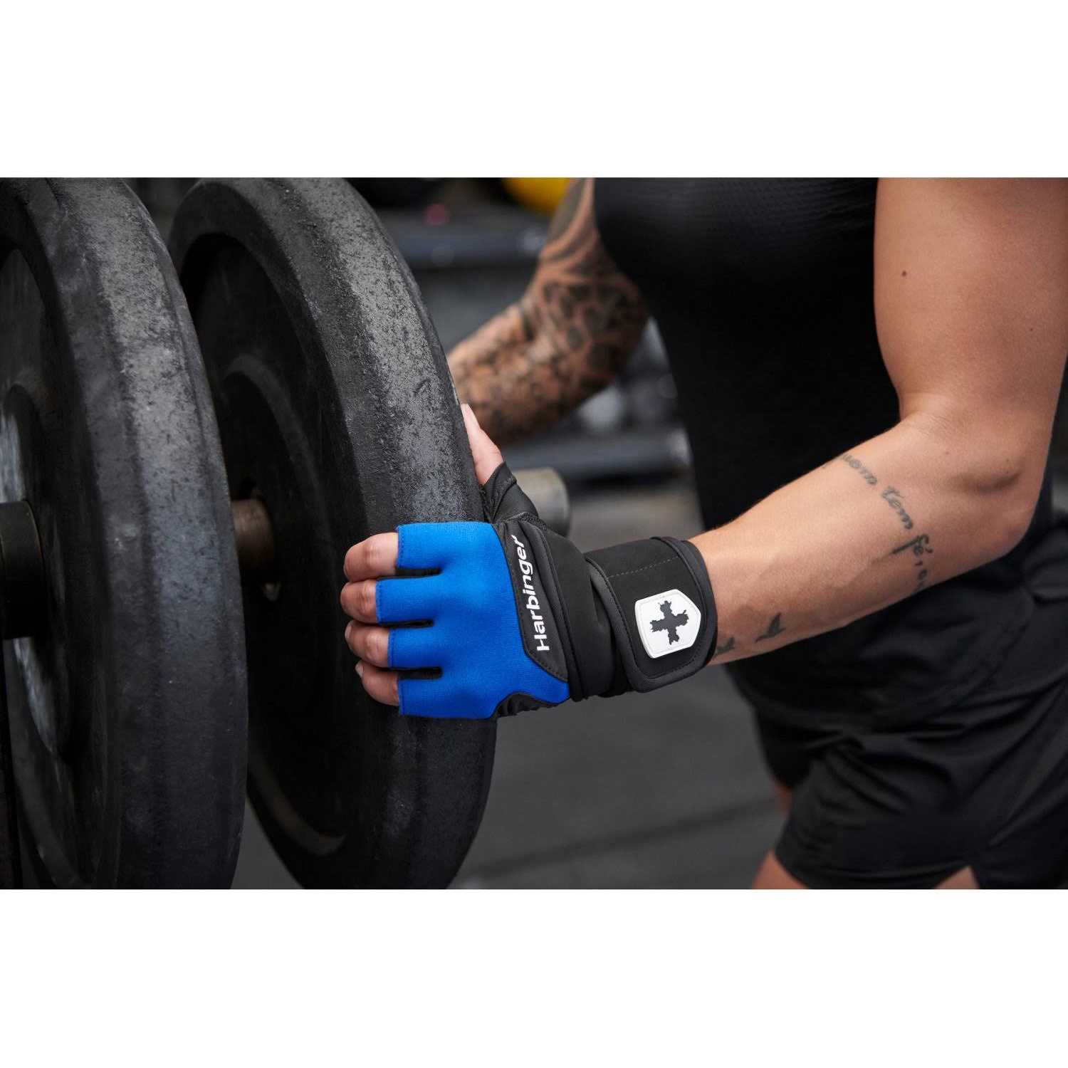 Harbinger Training Grip Wristwrap Gloves - Image 3