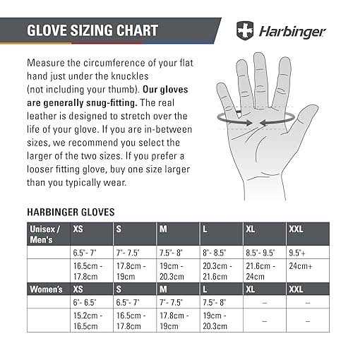 Harbinger Training Grip Wristwrap Gloves - Image 4
