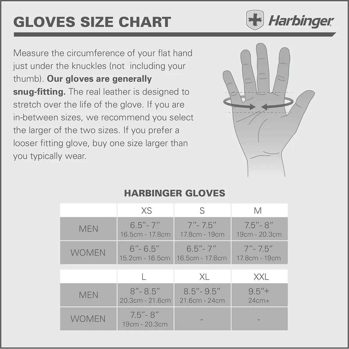 Harbinger Training Grip Wristwrap Gloves - Image 5