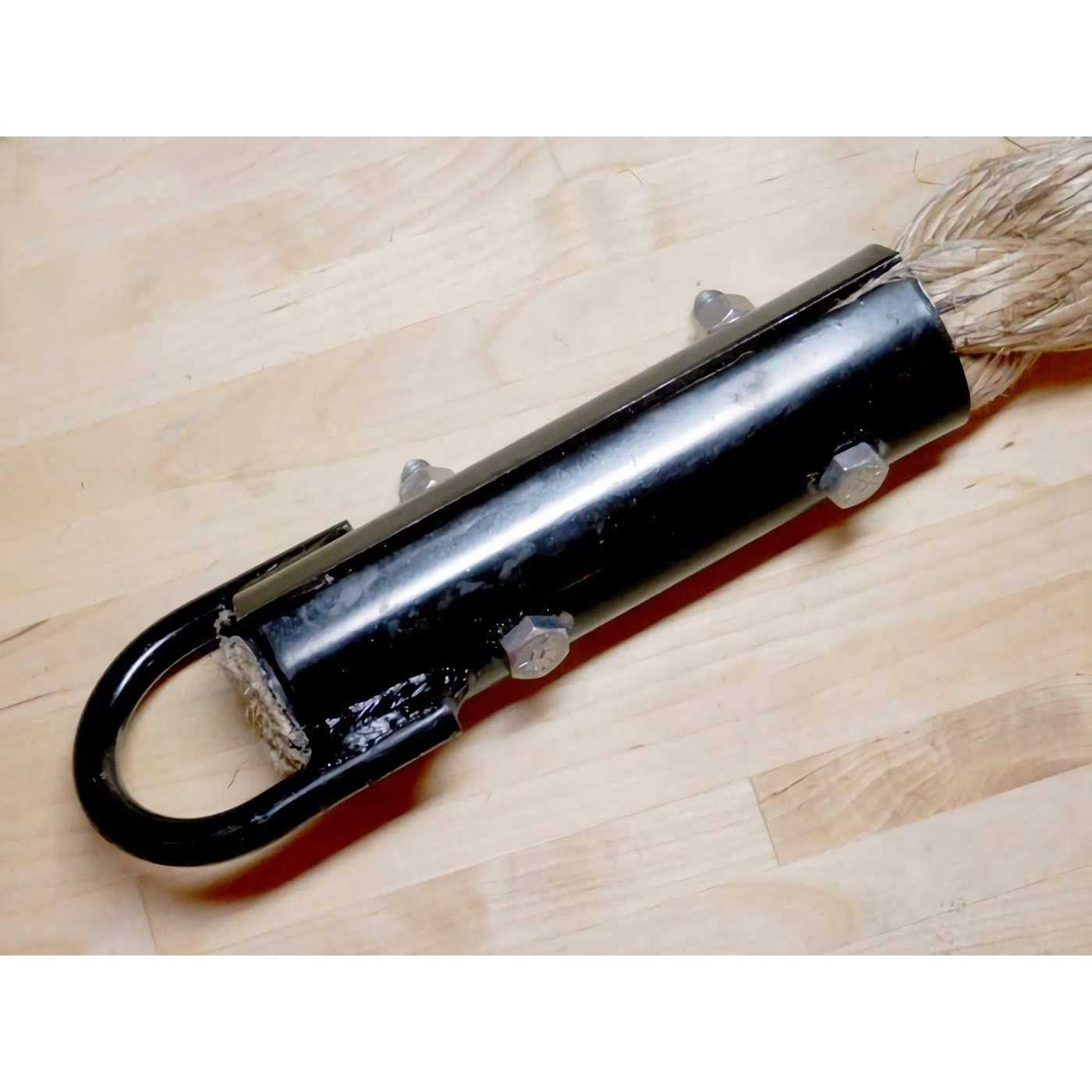 Forellfit Climbing Rope Clamp,Rope Climb Workout Rig Attachment Hook Rope Garage Gym Fitness Equipment with Carabiner - Image 4