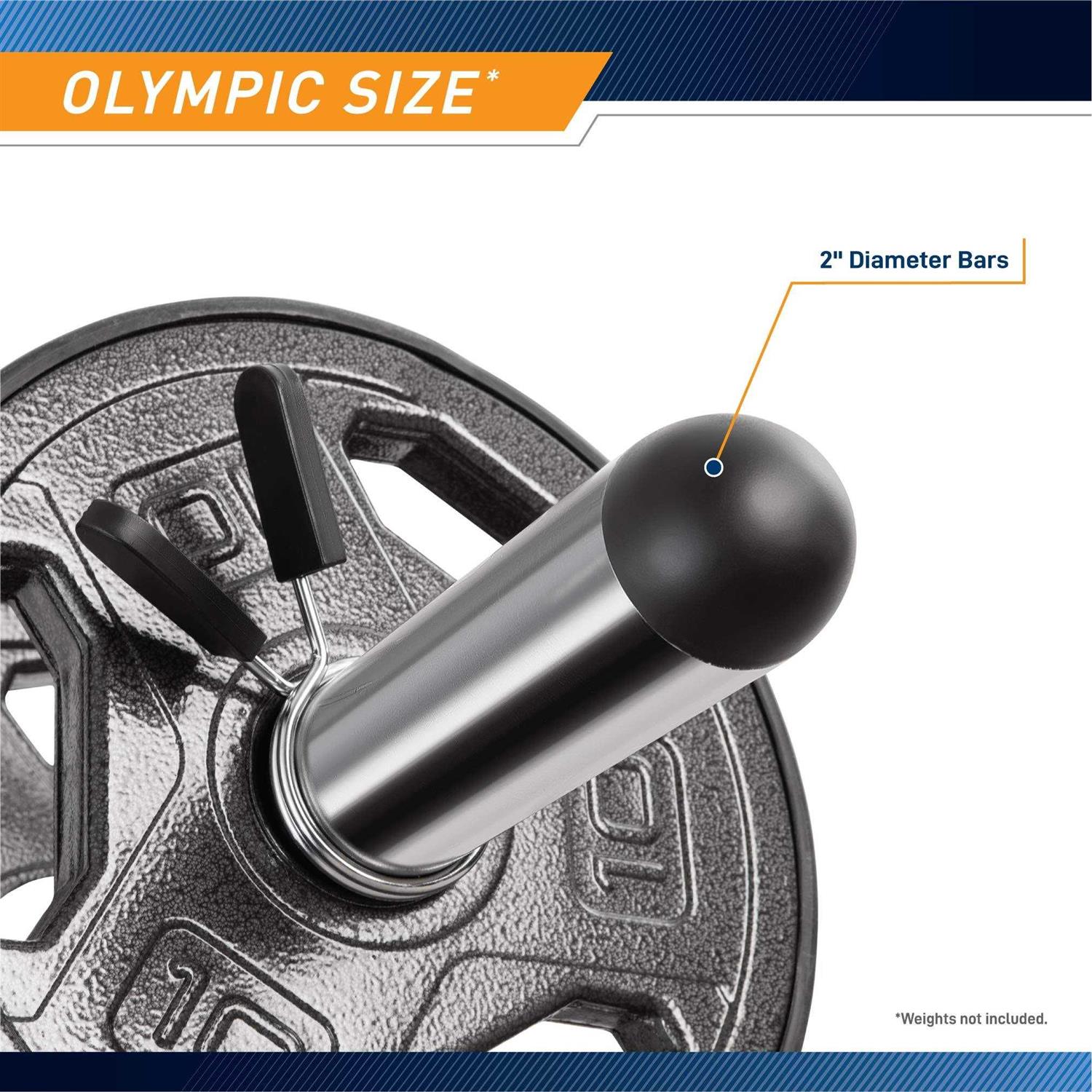 Marcy Olympic Curl Bar and Dumbbell Handle Combo - Image 4