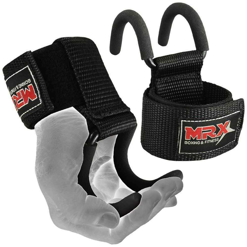 MRX Power Weight Lifting Straps Wrist Support Heavyduty Gym Training Bandage Cordura Hook Deadlifting Wraps - Image 4