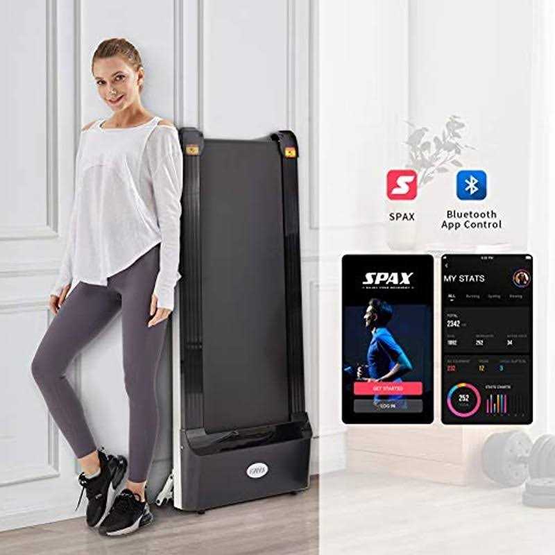 UMAY Under Desk Treadmill with Foldable Wheels Portable Walking Jogging Machine Flat Slim Treadmill - Image 3