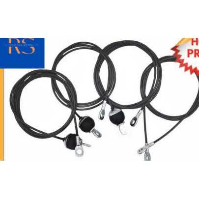 J Bryant Fitness Pulley Cable Gym Cable Replacement for Pulley Machine Heavy Duty Steel Wire Rope Available in 16.4 - Image 3