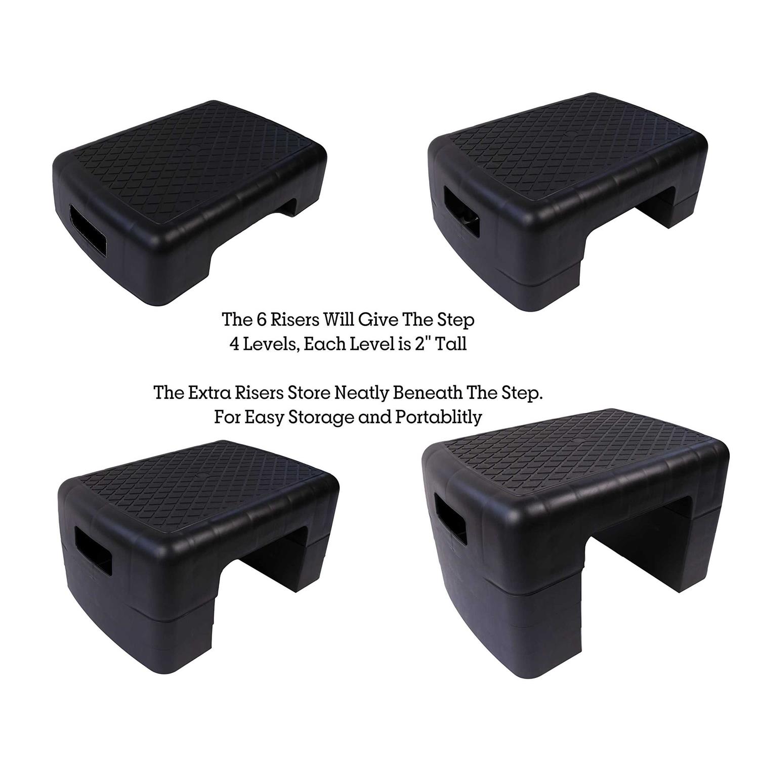 KOVOT Workout Step with Risers Mobility Stool for Seniors Kids & Pets - Image 5