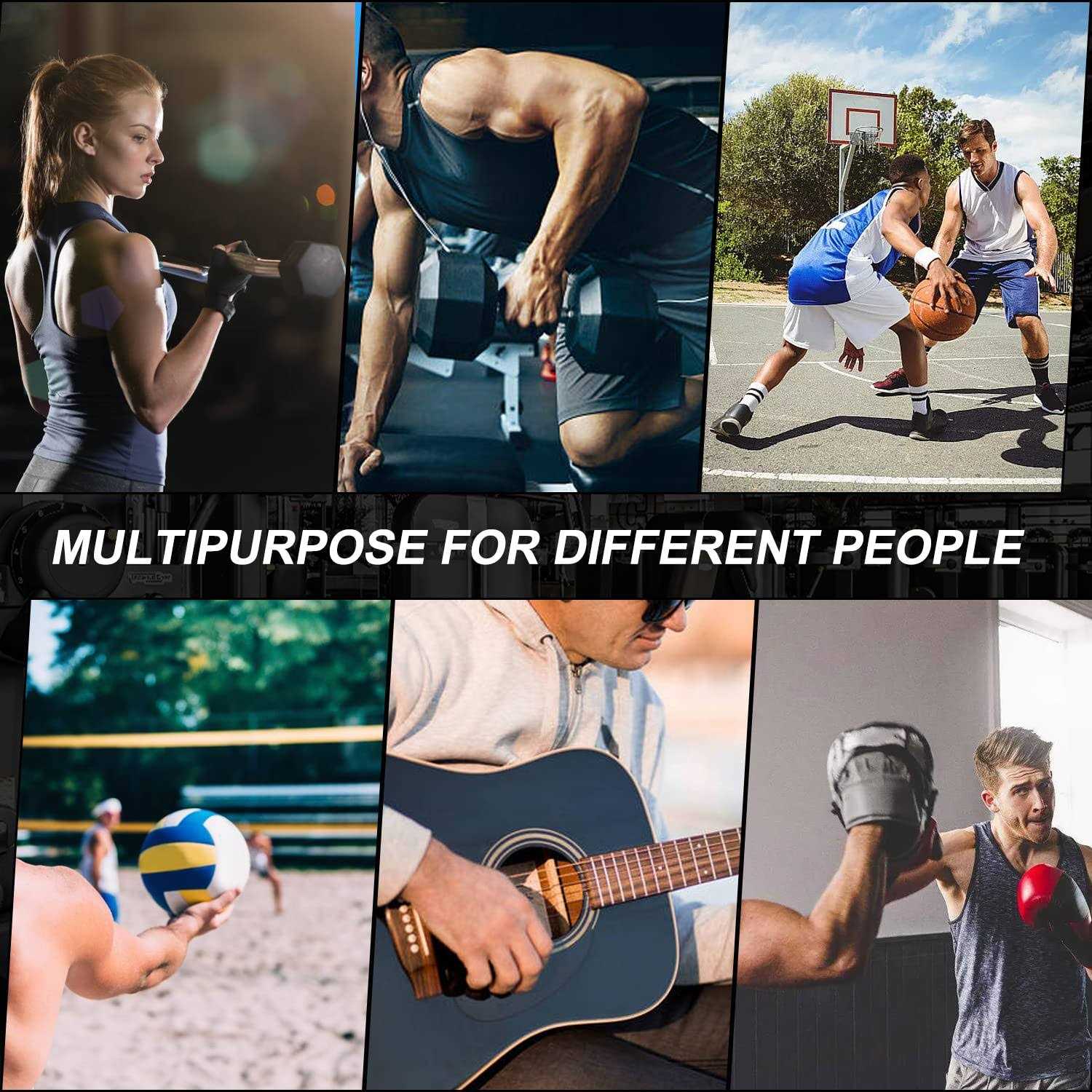 KDG Hand Grip Strengthener 2 Pack Adjustable Resistance 10-130 lbs Forearm Exerciser,Grip Strength Trainer for Muscle Building and Injury - Image 3