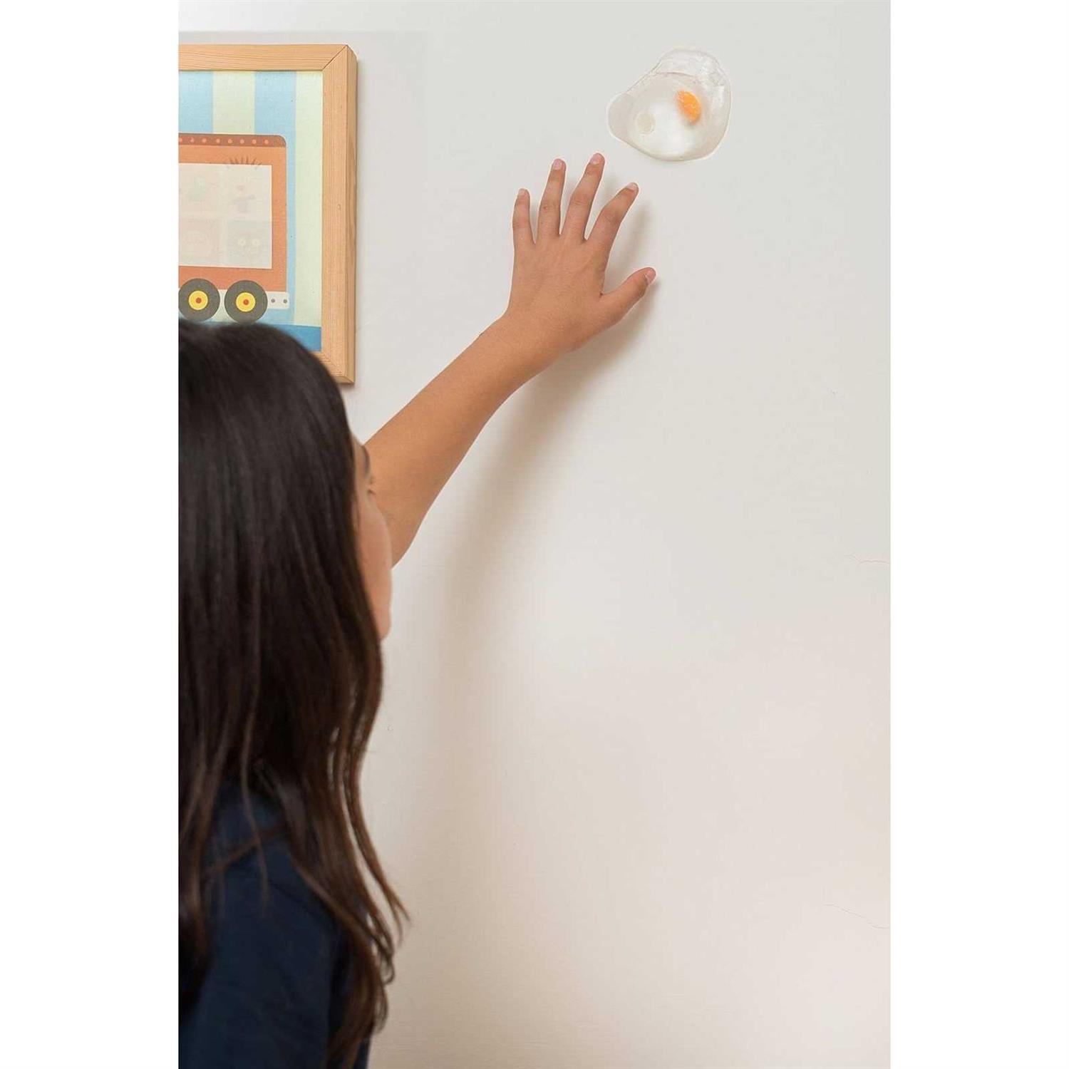 funky toys funky Egg Splat Ball Squishy toys 4 Pack Stress Relief Eggs Yolk Balls Squishies Fun Toy for Children - Image 3