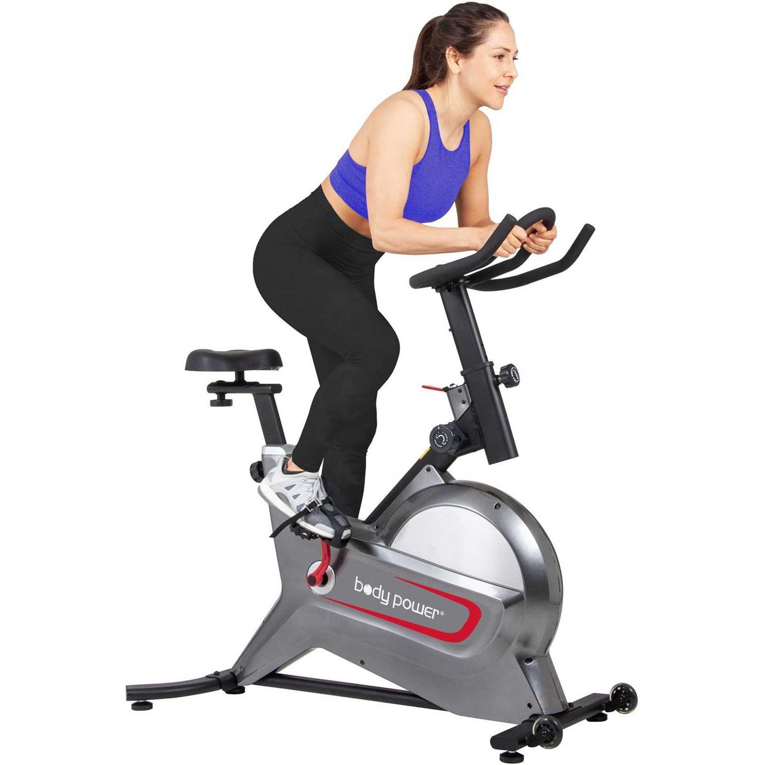 Body Power Deluxe Indoor Cycle Trainer with Curve-Crank Technology ERG8000 - Image 5