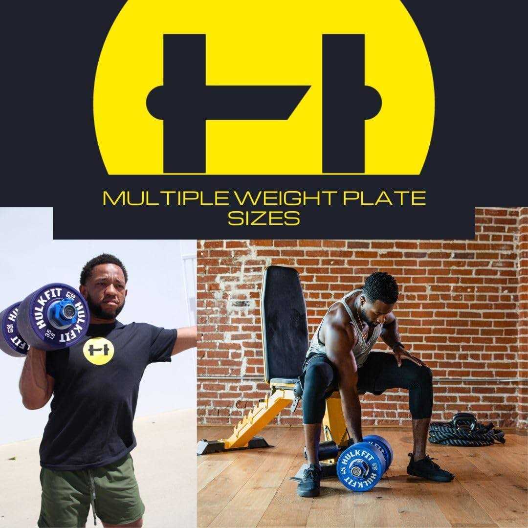 Hulkfit 2 In. Dumbbell Plate with Steel Hub - Image 4