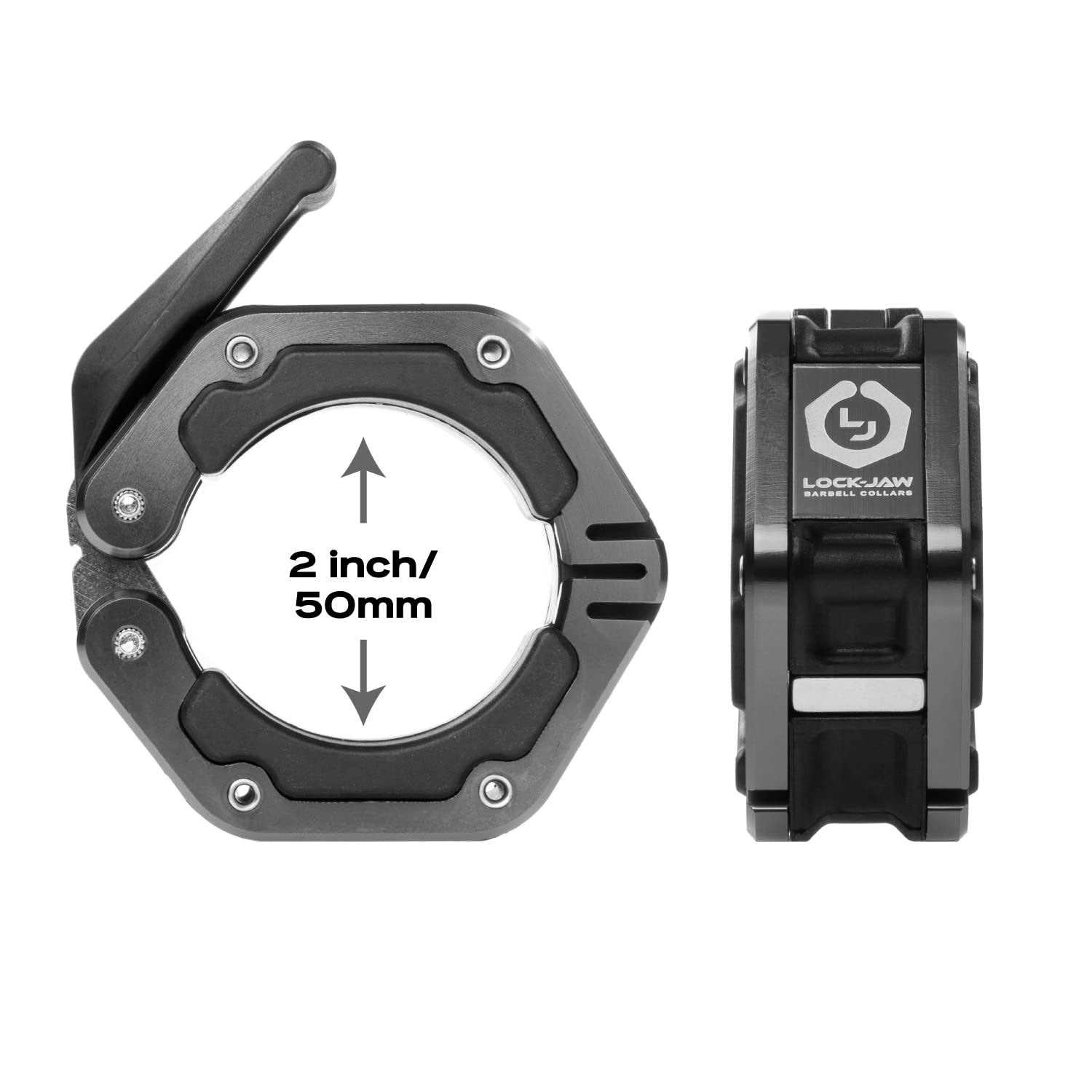 Lock-Jaw Flex Quick Release Aluminum Barbell Collar with Magnet - Image 5