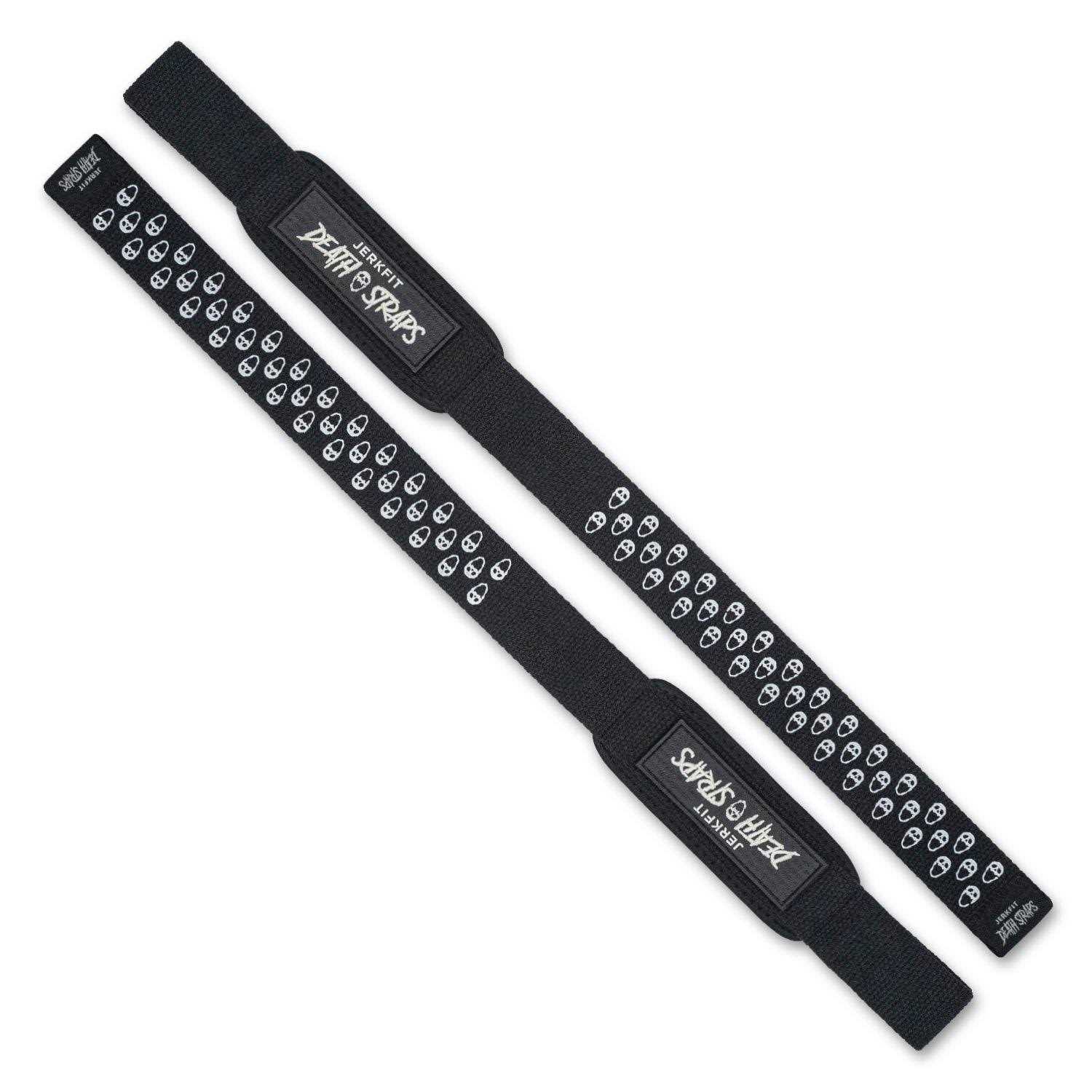 JerkFit Death Straps Traditional Lifting Straps with Double Sided Skull-Grip - Image 5