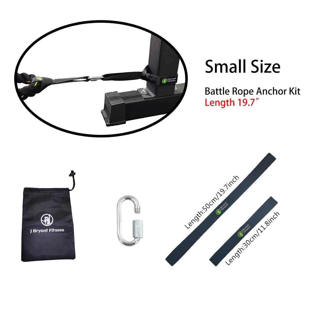 J Bryant Fitness Extra Length Outdoor Battle Rope Anchor Strap Kit Accessories Sport for Rope Easy Setup Home gym Muscle Workout - Image 3